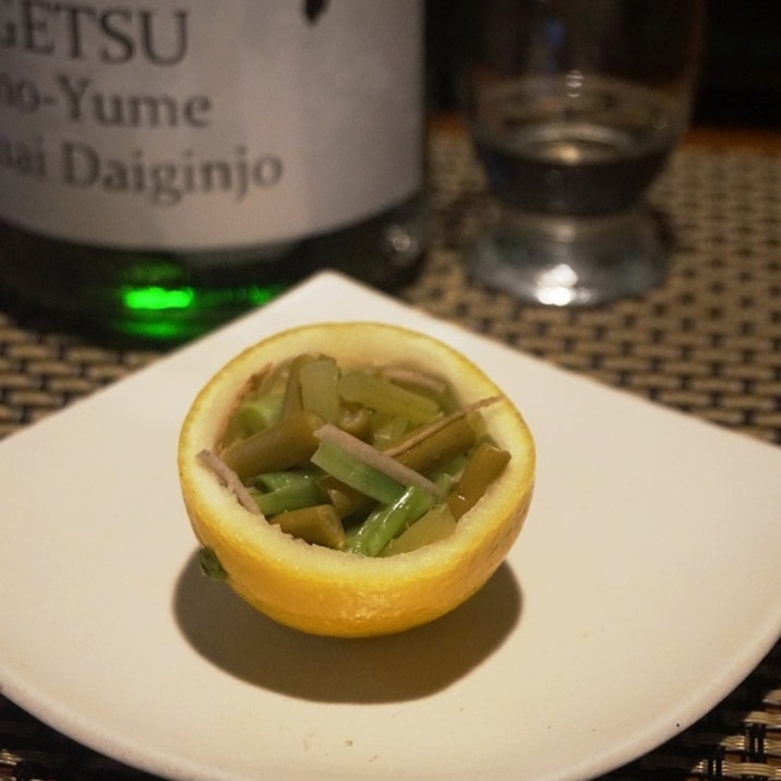 【高知食材】山菜の小夏釜